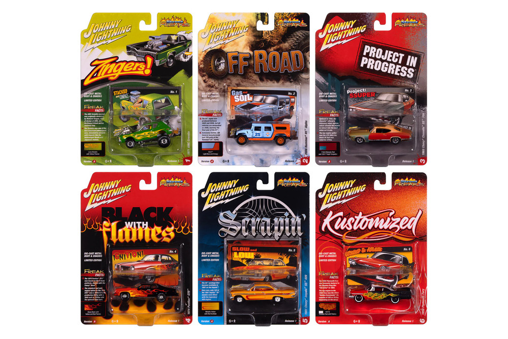 Box of 6 Street Freaks 2025 Release 1 Set A, Assortment - RC2