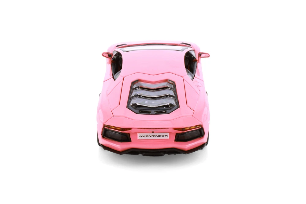 Lamborghini Aventador Coupe, Pink - Showcasts 38210PK - 1/24 Scale Diecast Model Toy Car