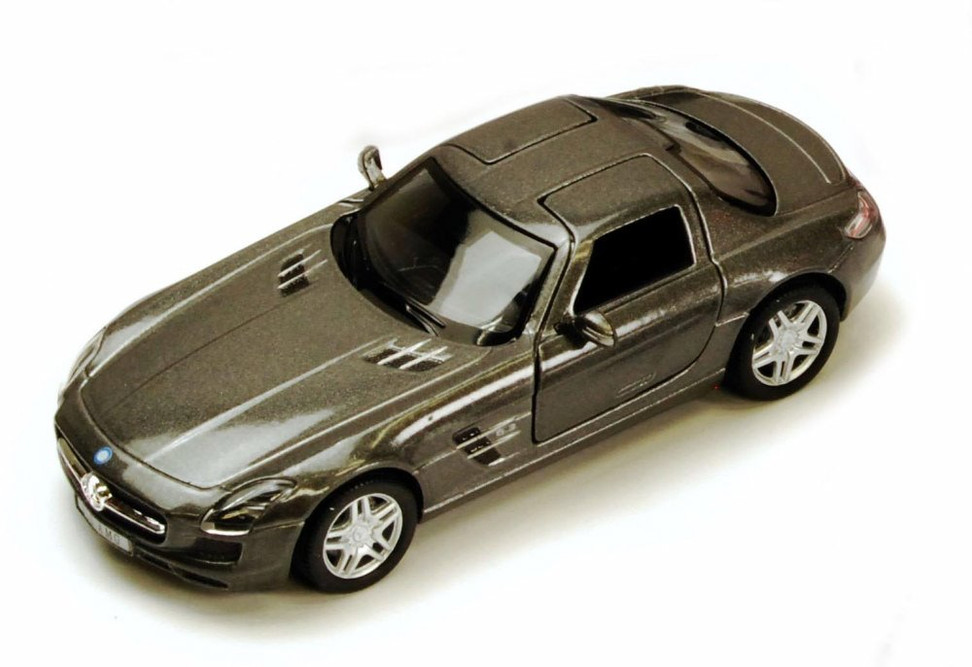 Mercedes-Benz SLS AMG, Gray - 5349D - 1/36 scale Diecast Model Toy