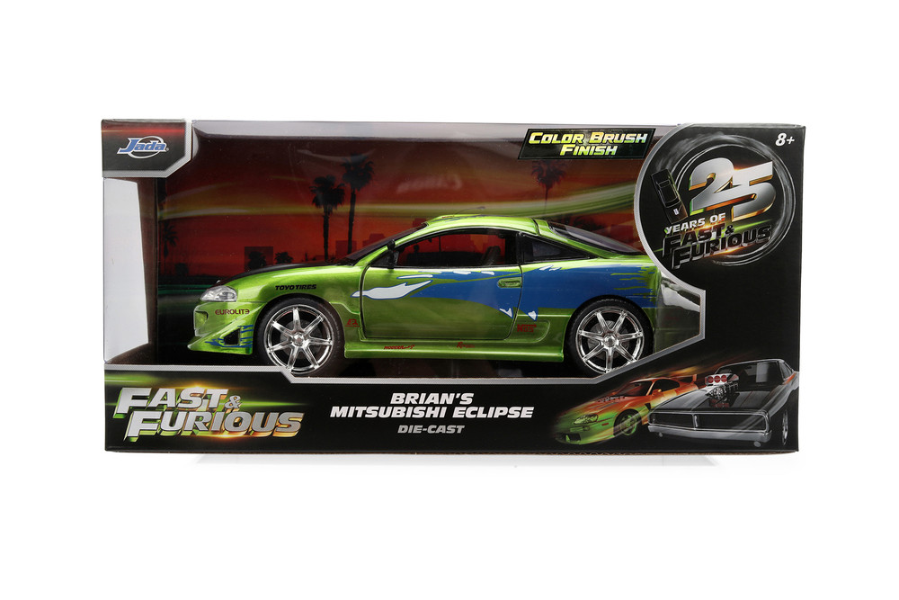 ワイルドスピード JADA 1/24 エクリプス Fast & Furious Brian's Mitsubishi Eclipse, Fast & Furious Remix - 25th