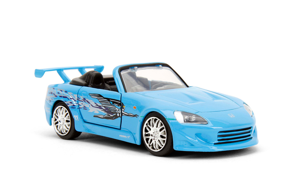 2001 Honda S2000 Convertible, Fast & Furious Remix - 25th Anniversary - Jada Toys 35397 - 1/32 Scale Diecast Model Toy Car