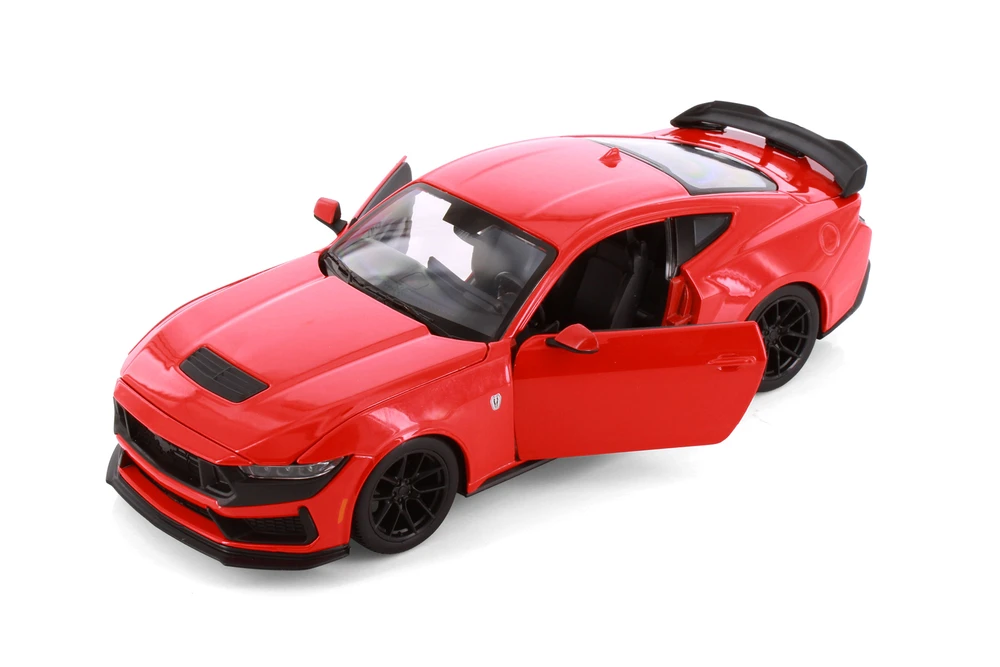 2024 Ford Mustang Dark Horse, Red - Maisto 32925R - 1/24 Scale Diecast Model Toy Car