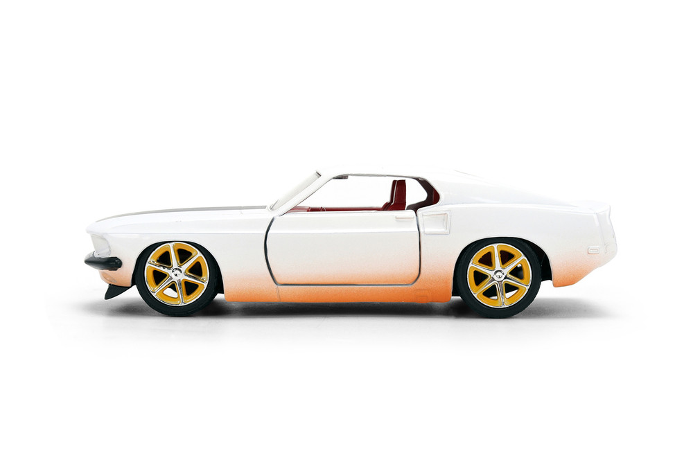 Roman's 1969 Ford Mustang Dirty Version, Fast & Furious Remix - 25th Anniversary - Jada Toys 36394 - 1/32 Scale Diecast Model Toy Car