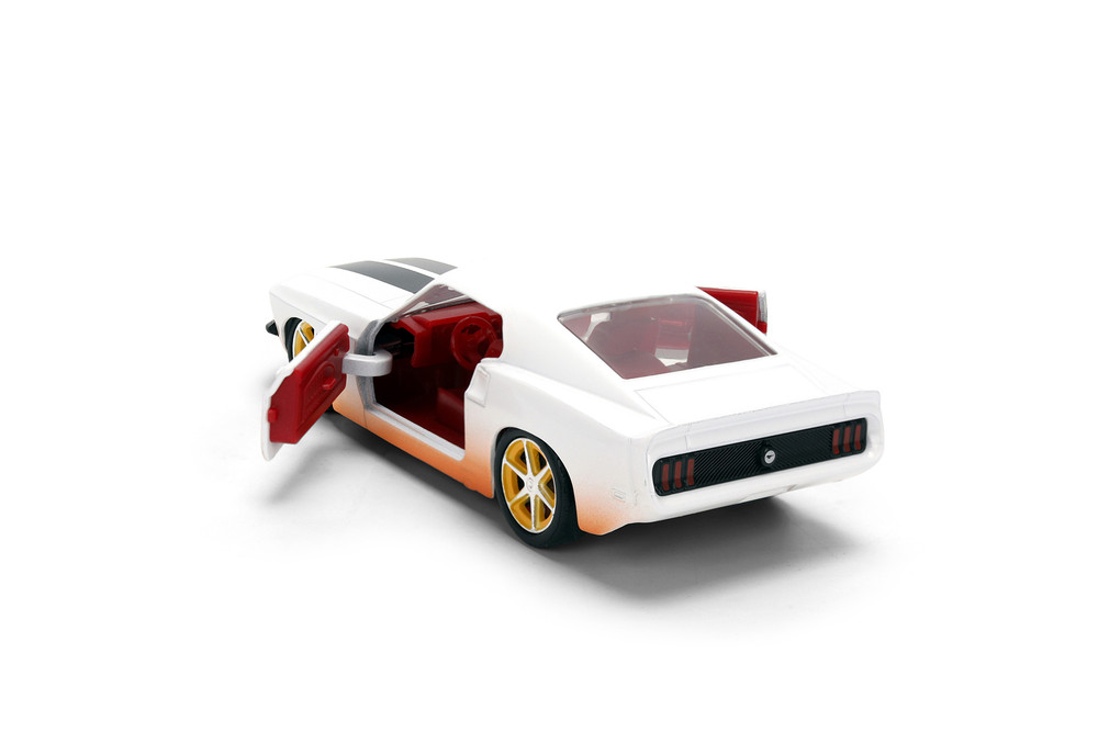 Roman's 1969 Ford Mustang Dirty Version, Fast & Furious Remix - 25th Anniversary - Jada Toys 36394 - 1/32 Scale Diecast Model Toy Car