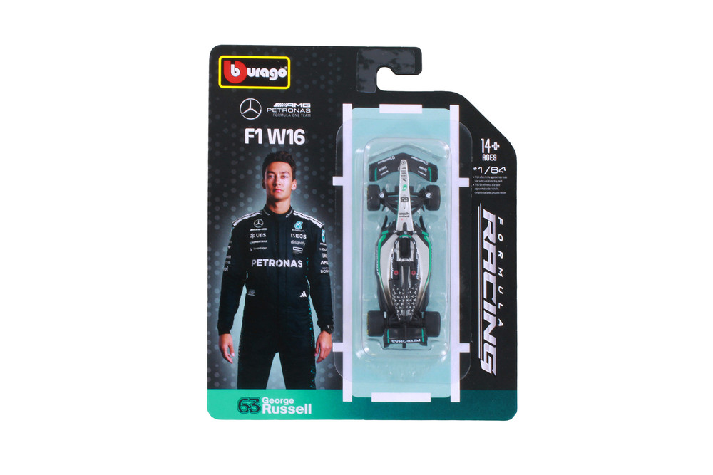 Box of 12 2025 Formula One F1 Assorted Racing Cars - Bburago 18-60164 - 1/64 Scale Diecast Model Toy Cars
