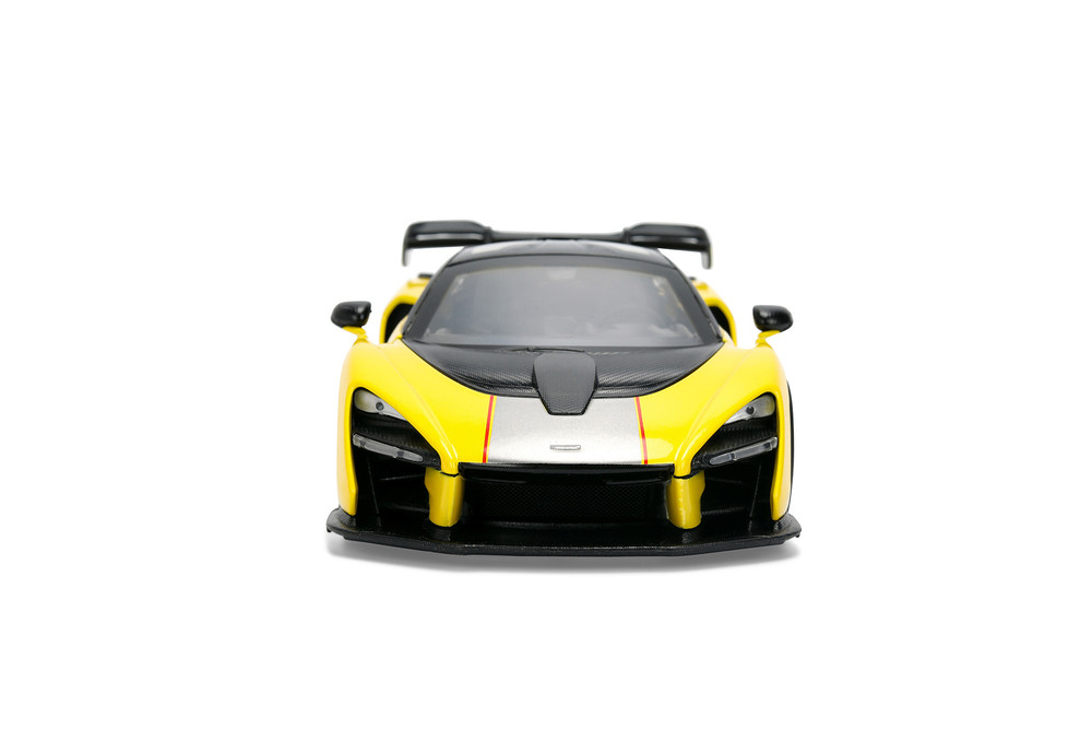 McLaren Senna "8-PAS Racing", Yellow/Black - Jada Toys 36484 - 1/24 Scale Diecast Model Toy Car