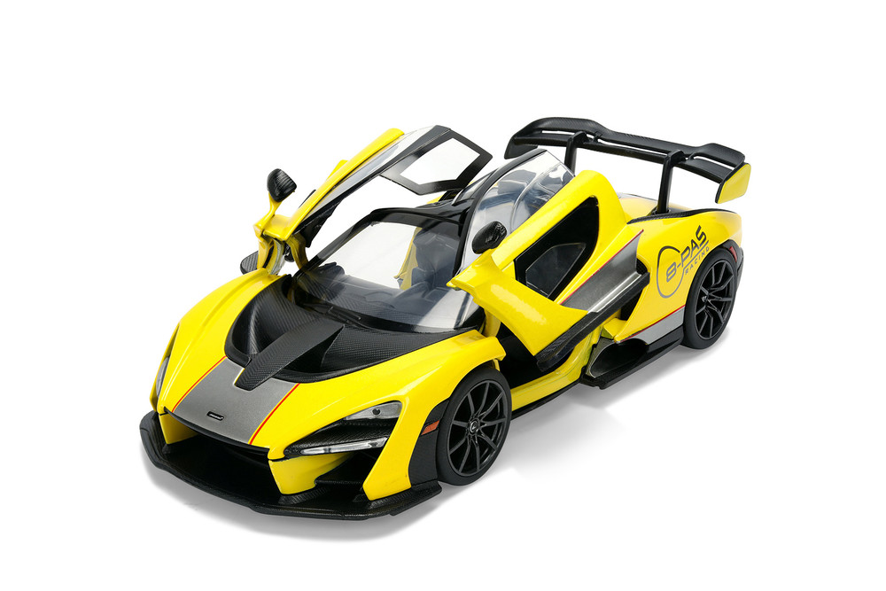 McLaren Senna "8-PAS Racing", Yellow/Black - Jada Toys 36484 - 1/24 Scale Diecast Model Toy Car
