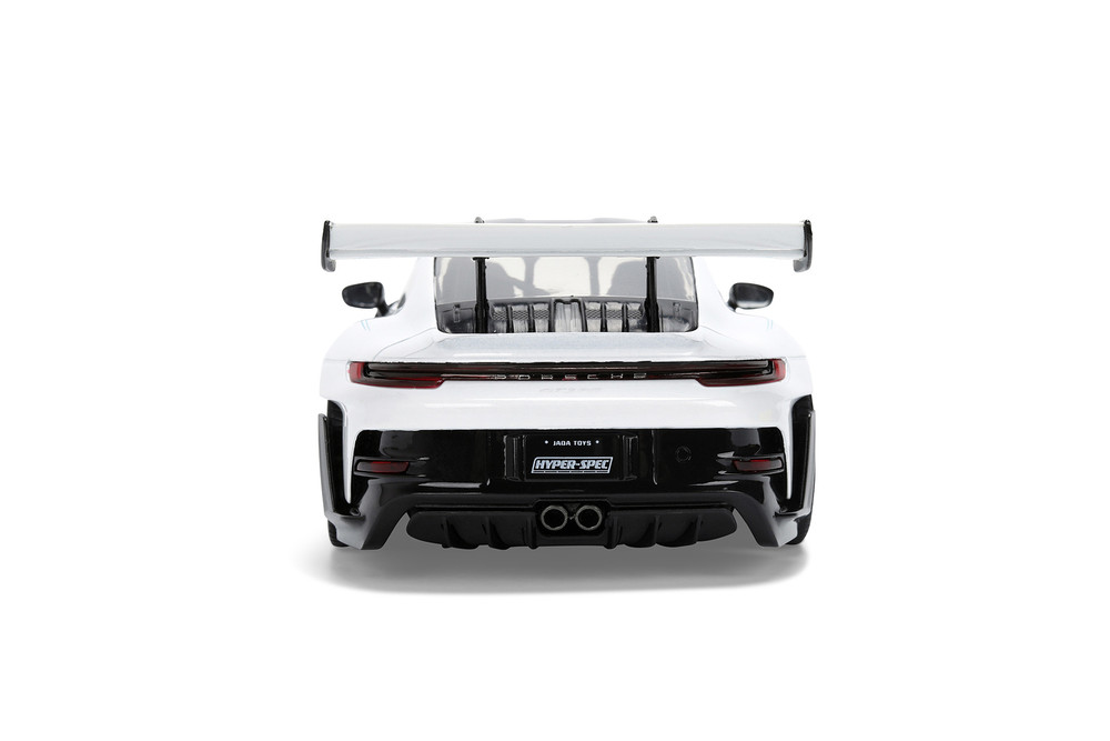 Porsche 911 GT3 RS (992) #12, White w/Black Top - Jada Toys 36494 - 1/24 Scale Diecast Model Toy Car