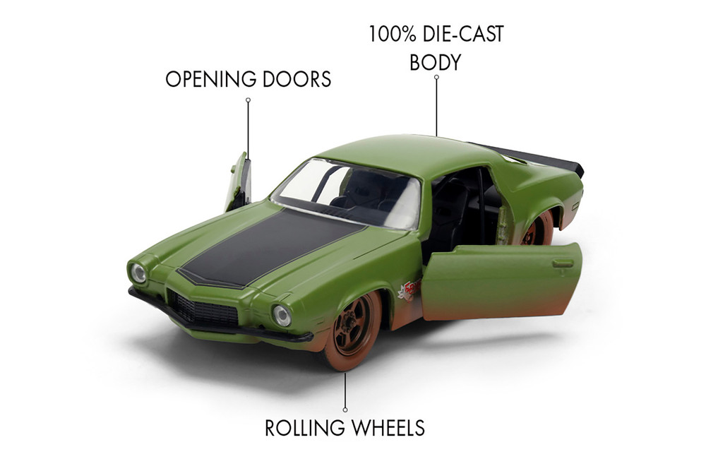 1973 Chevy Camaro "F-Bomb" Dirty Version, Fast & Furious - Jada Toys 36393 - 1/32 Scale Diecast Model Toy Car