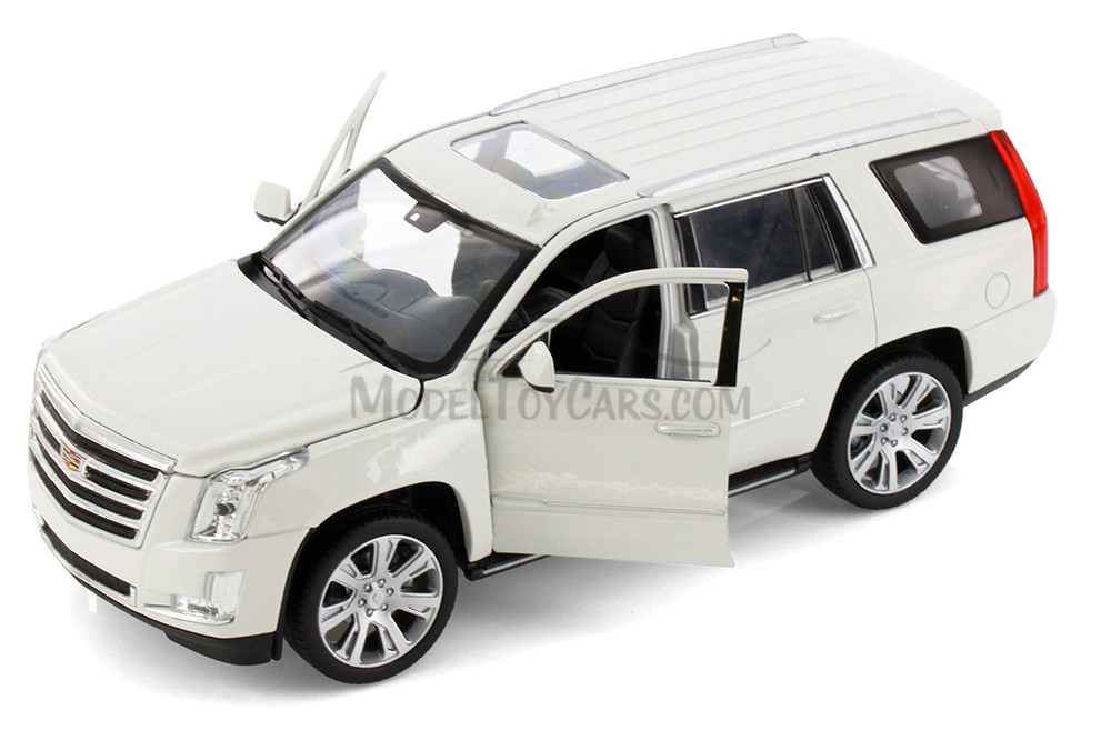 Box of 4 2017 Cadillac Escalade SUV, ASSTD - Showcasts 24084/4D - 1/24 Scale Diecast Model Toy Cars