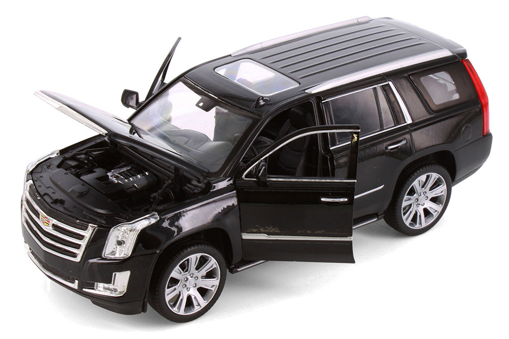 Box of 4 2017 Cadillac Escalade SUV, ASSTD - Showcasts 24084/4D - 1/24 Scale Diecast Model Toy Cars