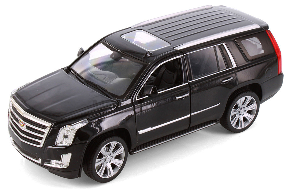 Box of 4 2017 Cadillac Escalade SUV, ASSTD - Showcasts 24084/4D - 1/24 Scale Diecast Model Toy Cars