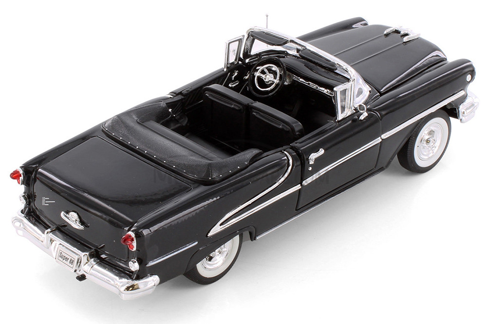 Box of 4 1955 Oldsmobile Super 88 Convertible, ASSTD - Showcasts® 22432/4D - 1/24 Scale Diecast Model Toy Cars