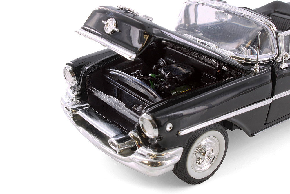 Box of 4 1955 Oldsmobile Super 88 Convertible, ASSTD - Showcasts® 22432/4D - 1/24 Scale Diecast Model Toy Cars