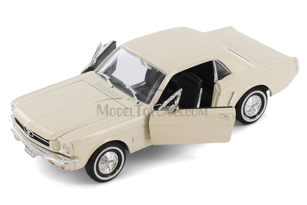 Box of 4 1964 Ford Mustang Coupe Hard Top, ASSTD - Showcasts® 22451/4D - 1/24 Scale Diecast Model Toy Cars