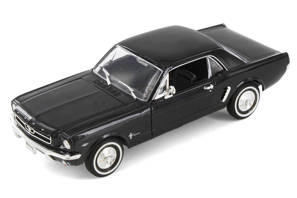 Box of 4 1964 Ford Mustang Coupe Hard Top, ASSTD - Showcasts® 22451/4D - 1/24 Scale Diecast Model Toy Cars