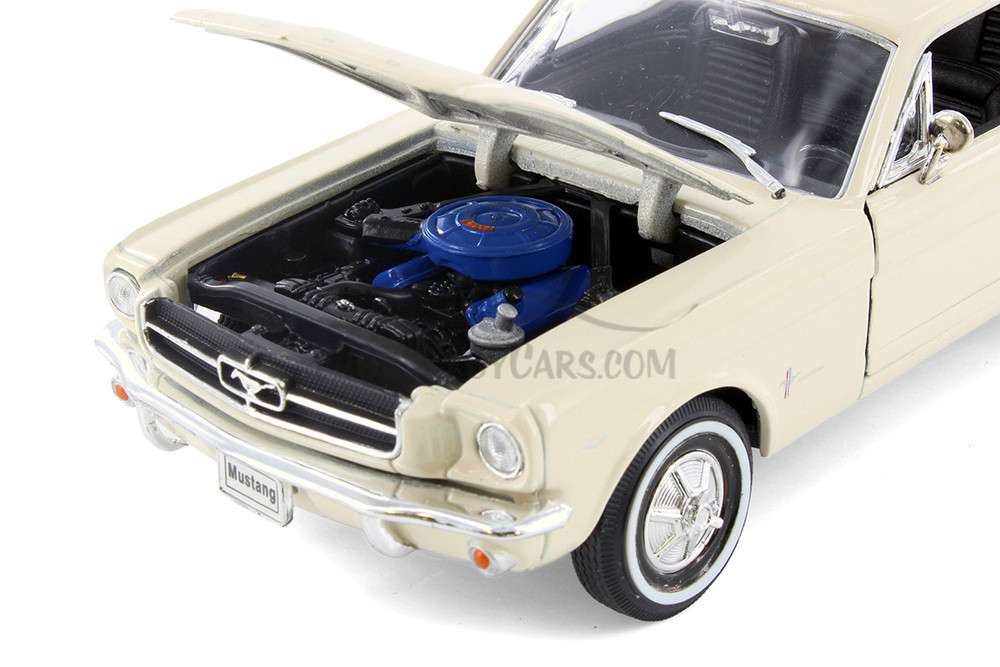 Box of 4 1964 Ford Mustang Coupe Hard Top, ASSTD - Showcasts® 22451/4D - 1/24 Scale Diecast Model Toy Cars
