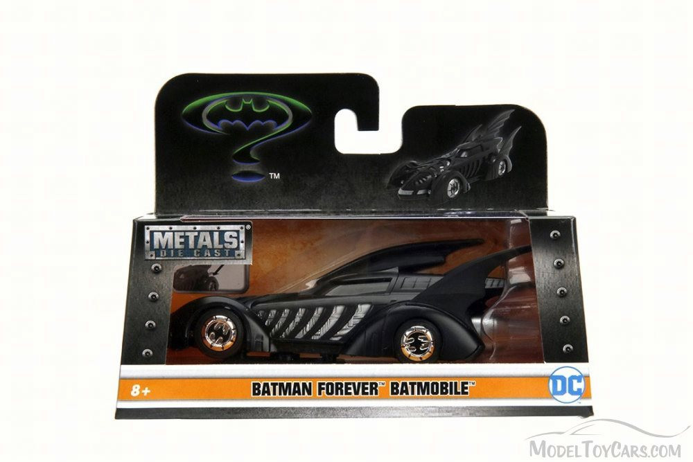 1995 Batman Forever Batmobile, Black - Jada 98717 - 1/32 Scale Diecast Model Toy Car