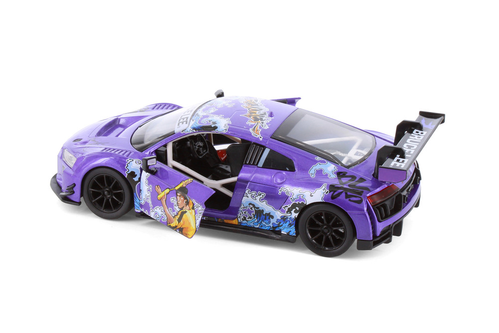 Box of 4 Audi R8 LMS Bruce Lee, ASSTD - Showcasts 224262D - 1/24 Scale Diecast Model Toy Cars