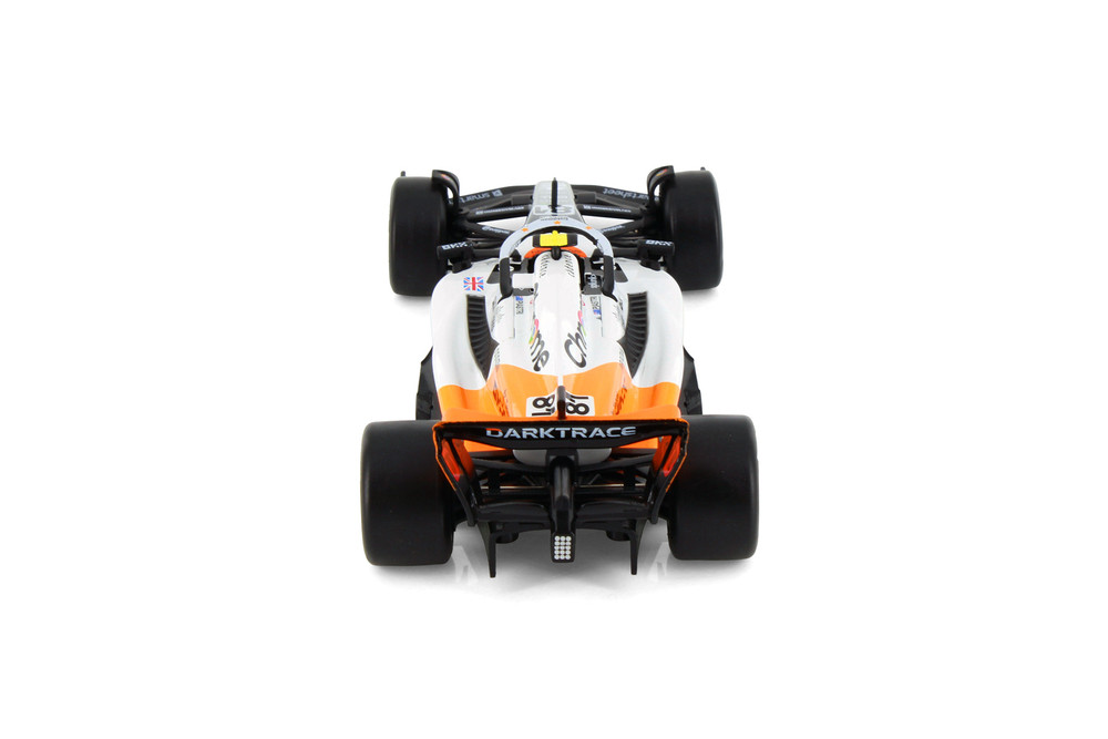 Box of 4 2023 McLaren MCL60 #81 & #4 "Monaco GP", White - Showcasts 68210D - 1/24 Scale Diecast Model Toy Cars