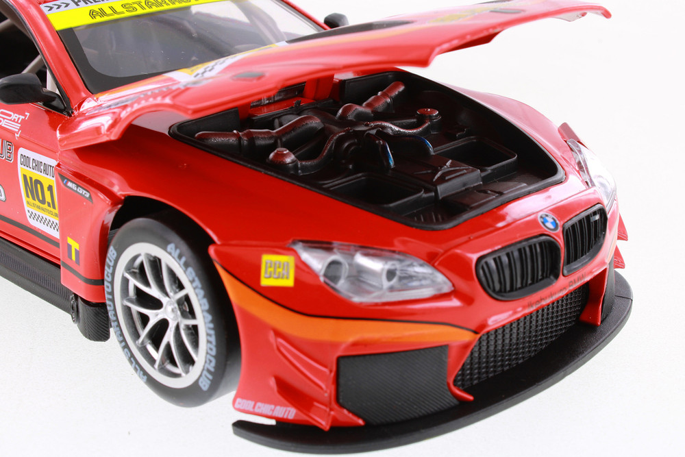 Box of 4 BMW M6 GT3 MCC #99 & MCC #1, ASSTD - Showcasts 68178D - 1/24 Scale Diecast Model Toy Cars