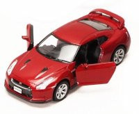 Nissan GT-R R35, Burgundy - Kinsmart 5340D - 1/36 scale Diecast Car (Brand New, but NOT IN BOX)
