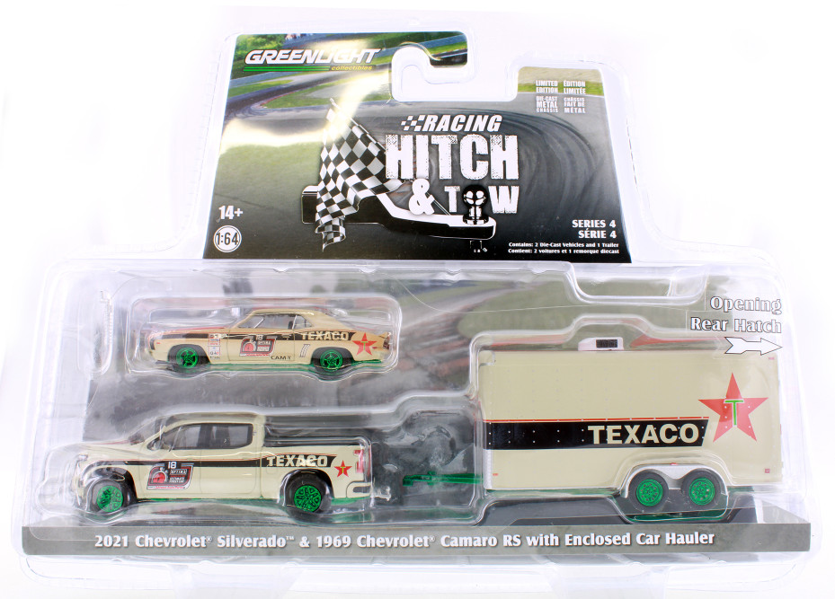 GREEN MACHINE 2021 Chevy Silverado & 1969 Camaro RS (worn) w