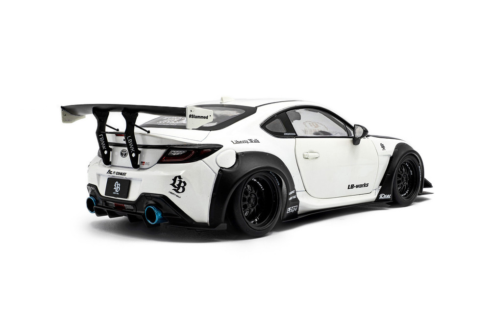2024 Toyota GR86 w/Liberty Walk Body Kit, Pearl White - Solido