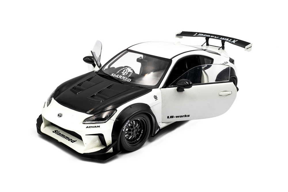 2024 Toyota GR86 w/Liberty Walk Body Kit, Pearl White - Solido