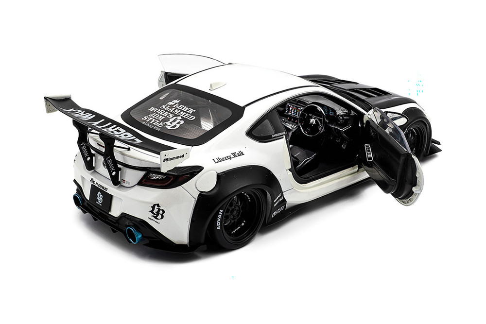 2024 Toyota GR86 w/Liberty Walk Body Kit, Pearl White - Solido