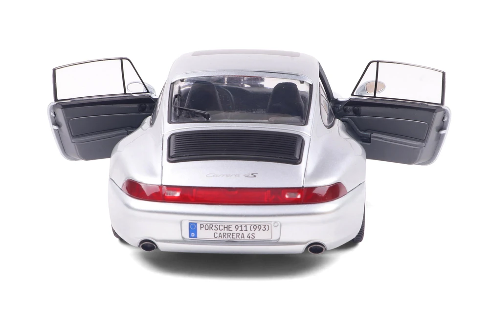 1996 Porsche 911 (993) 4S, Polar Silver - Solido S1810103 - 1/18 Scale Diecast Model Toy Car