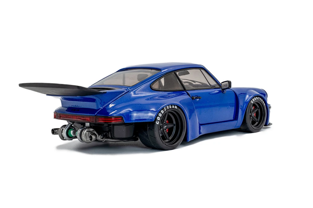 2024 Porsche 911 KS-R by Khyzyl Saleem, Dark Blue - Solido S1810503 - 1/18 Scale Diecast Model Toy Car