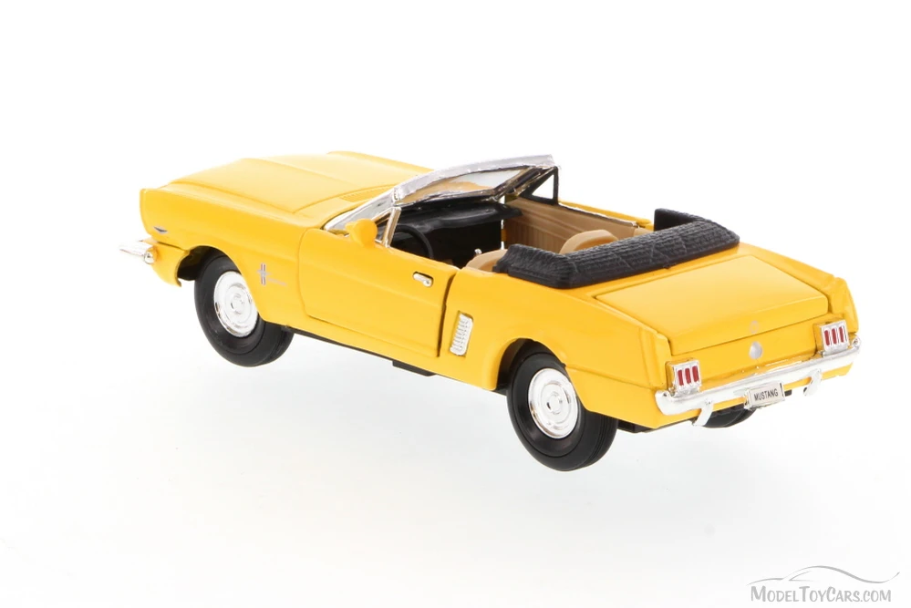 1965 Ford Mustang Convertible, Yellow - Superior 5719 - 1/34 scale diecast model car