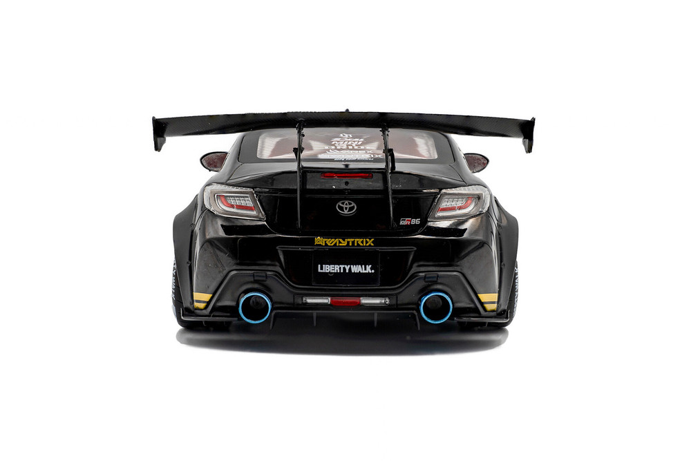 2024 Toyota GR86 w/Liberty Walk Body Kit, Black/Gold - Solido