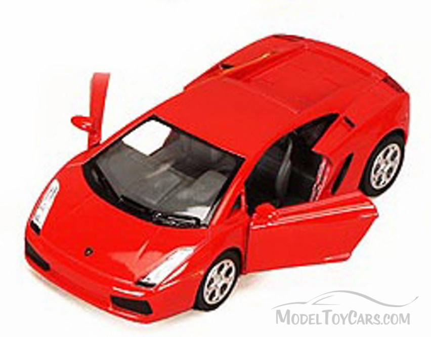 Lamborghini Gallardo Sports Car, Red - Kinsmart 5098D - 1/32 scale Diecast Model Toy Car