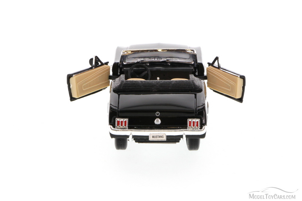 1965 Ford Mustang Convertible, Black - Superior 5719 - 1/34 scale diecast model car (1 car, no box)