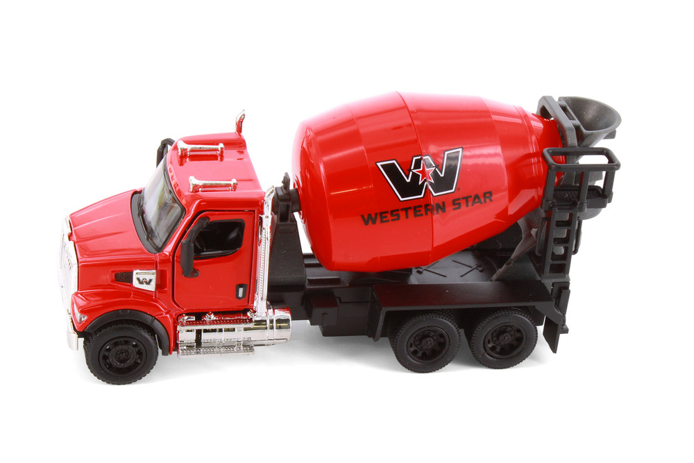 Box of 12 Western Star 47X Concrete Mixer Truck, ASSTD - Kinsmart