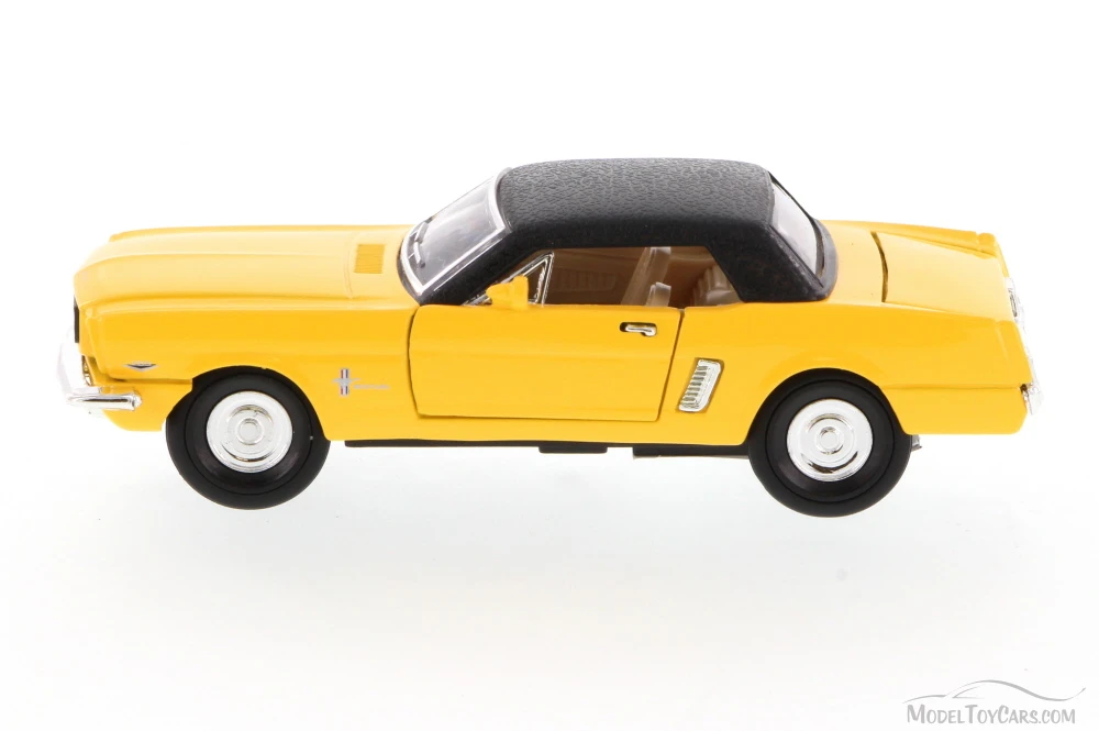 1965 Ford Mustang Soft Top, Yellow - Superior 5719 - 1/34 scale diecast model car
