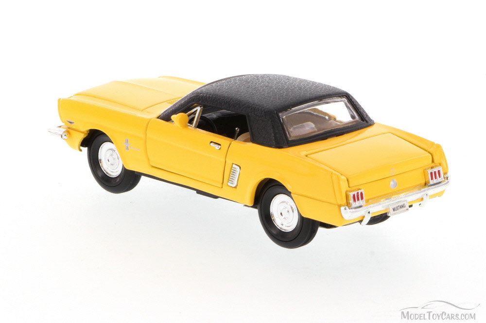 1965 Ford Mustang Soft Top, Yellow - Superior 5719 - 1/34 scale diecast model car