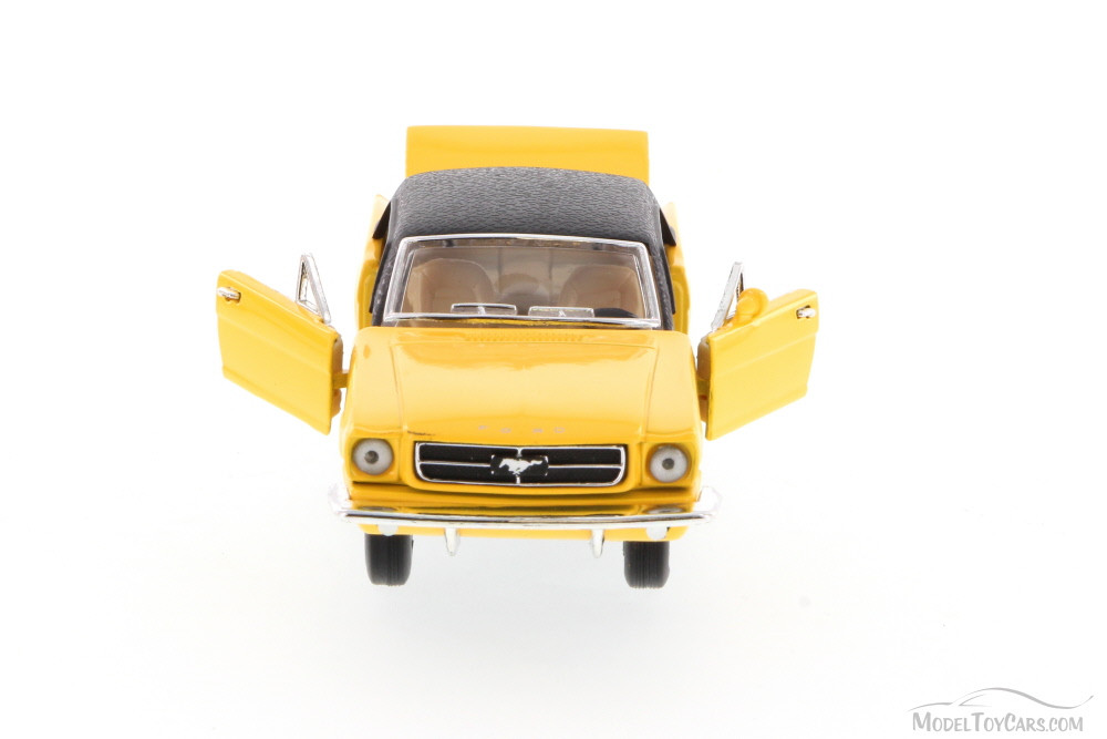 1965 Ford Mustang Soft Top, Yellow - Superior 5719 - 1/34 scale diecast model car