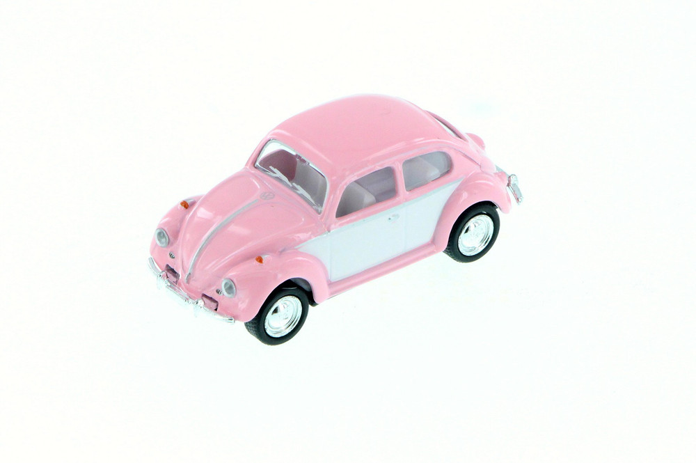 Box of 12 1967 Volkswagen Classical Beetle Hardtop, ASSTD - Kinsmart 2540DC/2 - 1/64 Scale Diecast Model Toy Cars