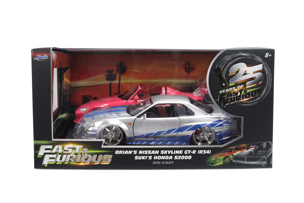 Twin Pack Brian's Nissan Skyline GT-R (R34) & Suki's Honda S2000