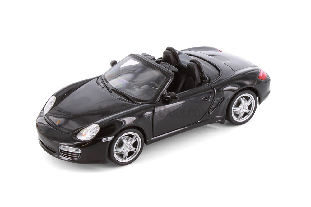 Porsche Boxster S Open Convertible, Black - Showcasts® 22479C/4D