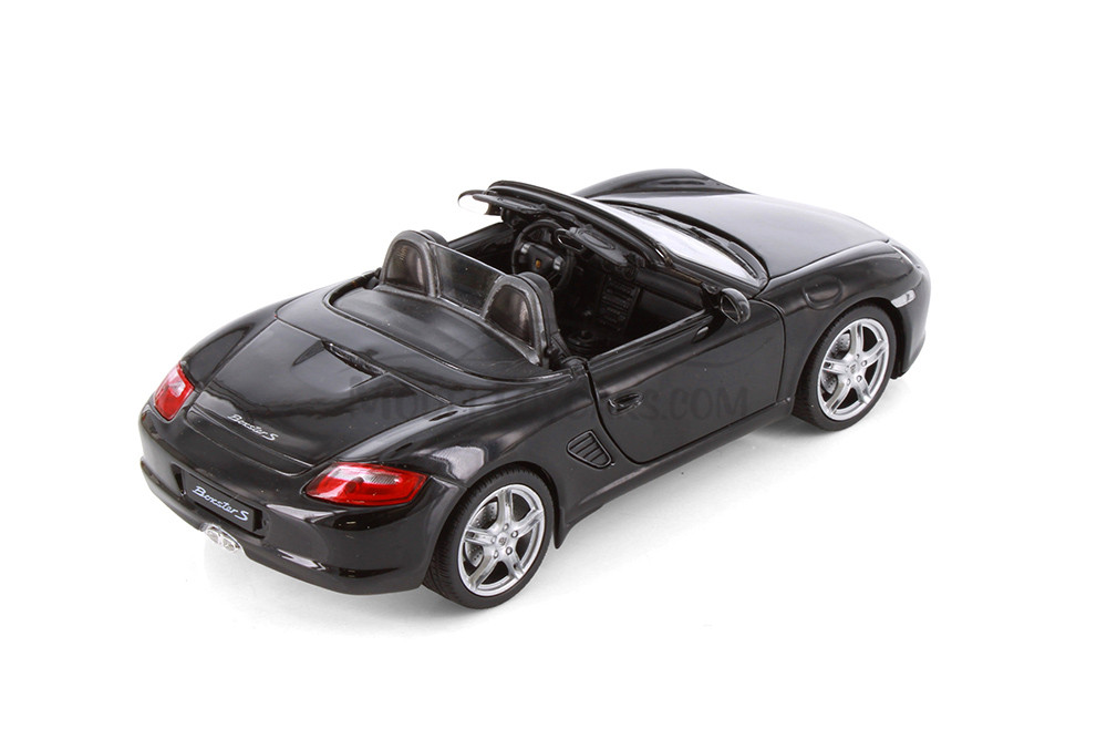 Porsche Boxster S Open Convertible, Black - Showcasts® 22479C/4D