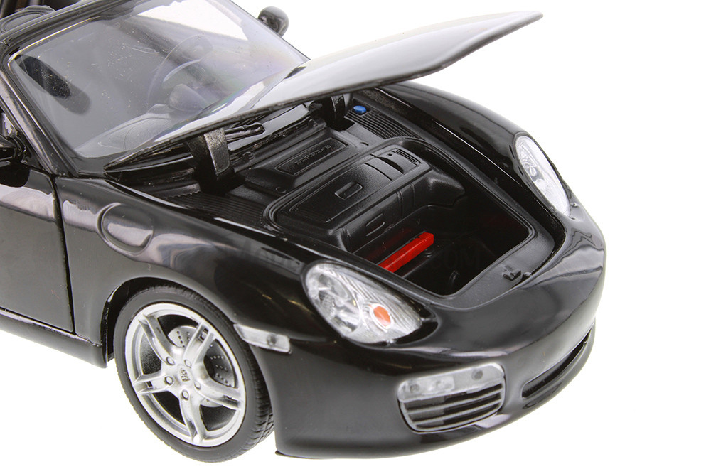 Porsche Boxster S Open Convertible, Black - Showcasts® 22479C/4D