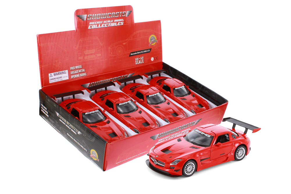 Mercedes-Benz SLS AMG GT3, Red - Showcasts 77356D - 1/24 Scale