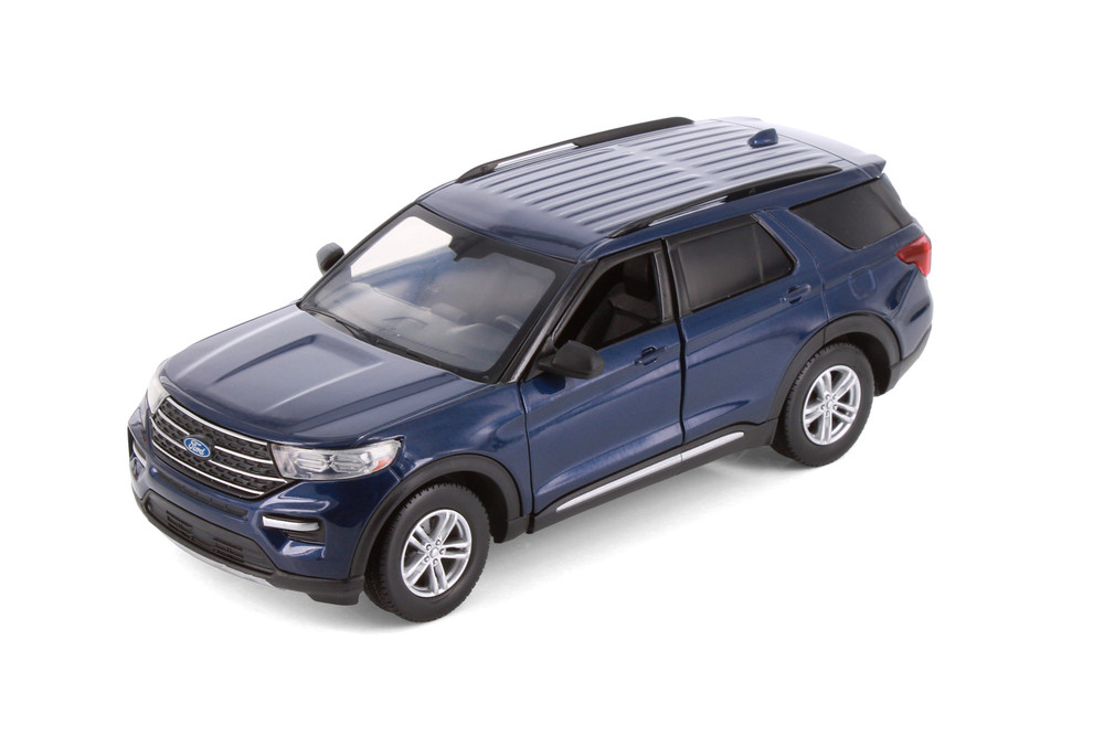 2022 Ford Explorer XLT, Blue - Showcasts 71378D - 1/24 Scale