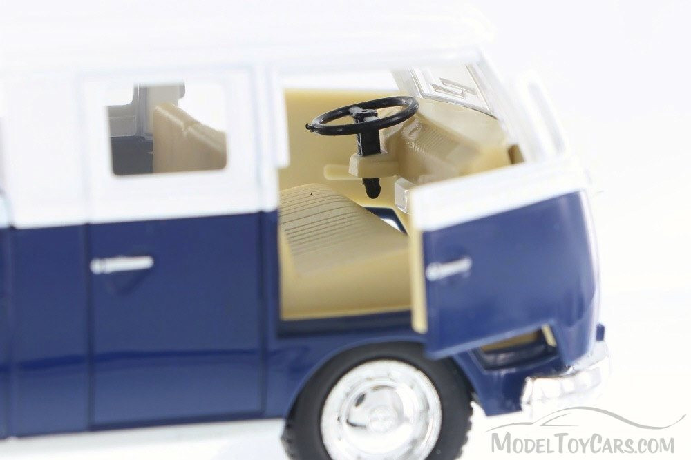 1963 Volkswagen  Bus Dbl Cab 5387D - 1/34 Scale Diecast Model Toy Car (Brand New, but NOT IN BOX)