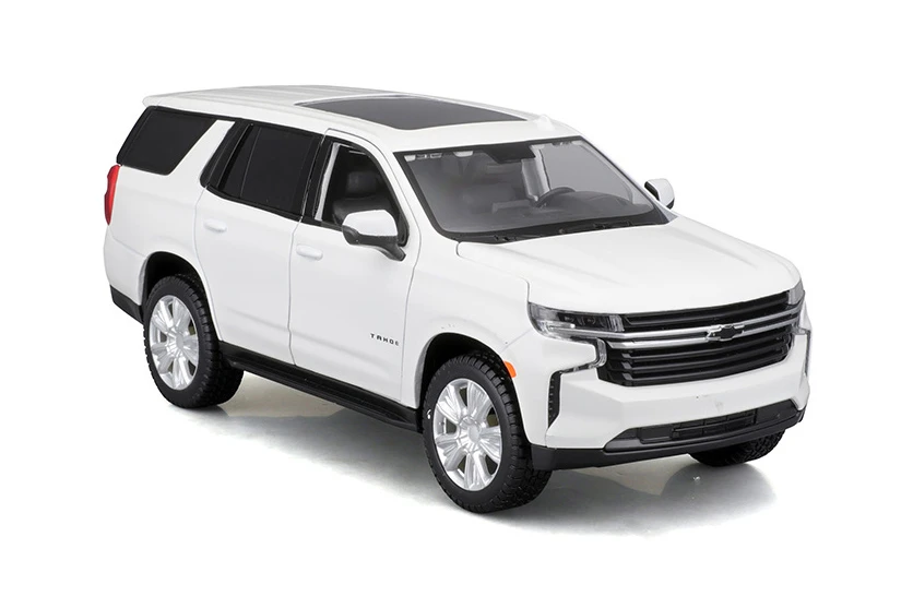 2021 Chevy Tahoe, White - Maisto 31533WT - 1/26 Scale Diecast Model Toy Car