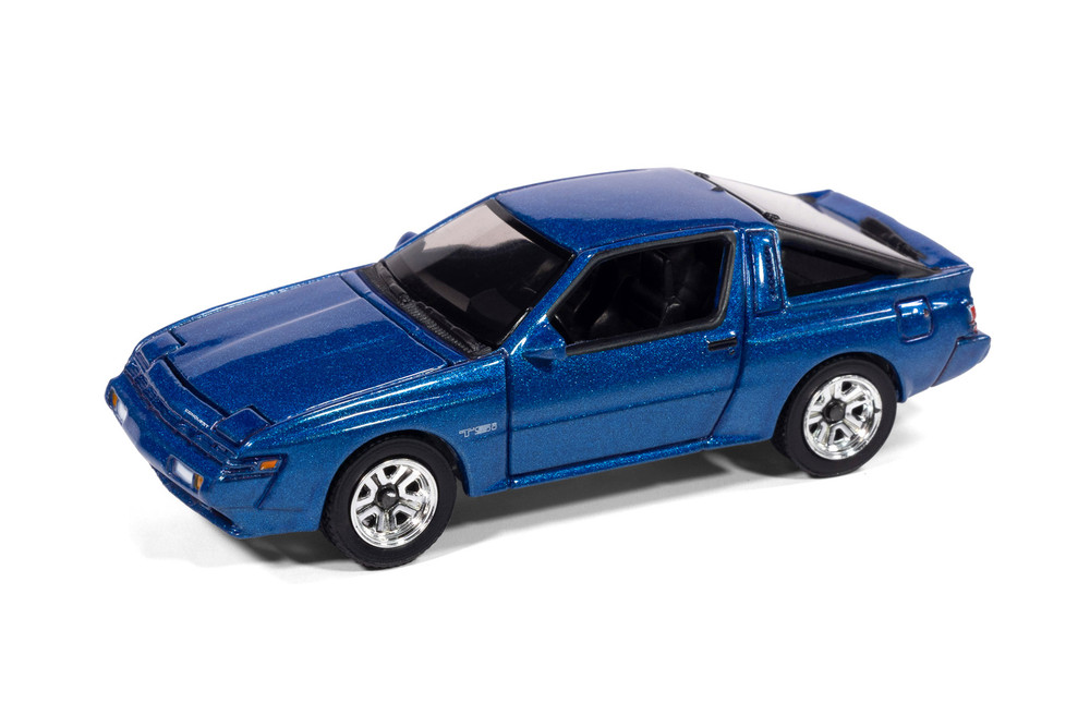 1988 Chrysler Conquest TSi, Bright Blue Metallic - Auto World AW64502/12A - 1/64 Scale Diecast Model Toy Car